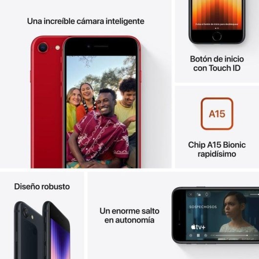 Apple iPhone SE Rosso 256 GB Compatto