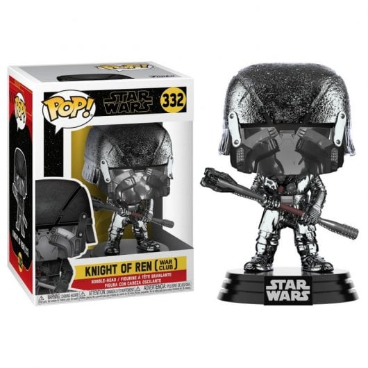 Funko Pop Star Wars Episode 9 Knight Of Ren Club Hematite Chrome