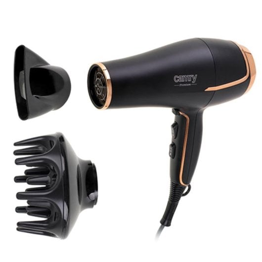 Sèche-cheveux avec Diffuseur Camry CR2255 2200W 3 Températures 2 Vitesses Accessoires Noir Cuivre