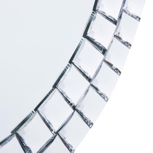 Vidaxl Espejo De Pared De Vidrio Templado 40 Cm