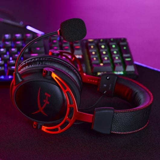 HyperX Cloud Alpha Wireless Headset Gaming Sem Fios PC Preto/Vermelho
