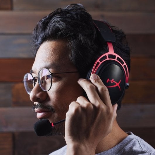 HyperX Cloud Alpha Wireless Headset Gaming Sem Fios PC Preto/Vermelho
