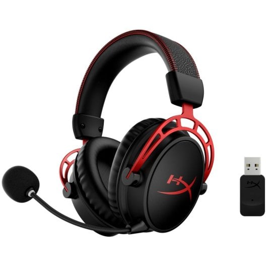 HyperX Cloud Alpha Wireless Headset Gaming Sem Fios PC Preto/Vermelho