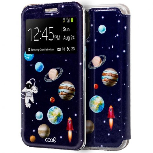 Cool Funda Flip Cover Dibujos Astronauta para iPhone 11