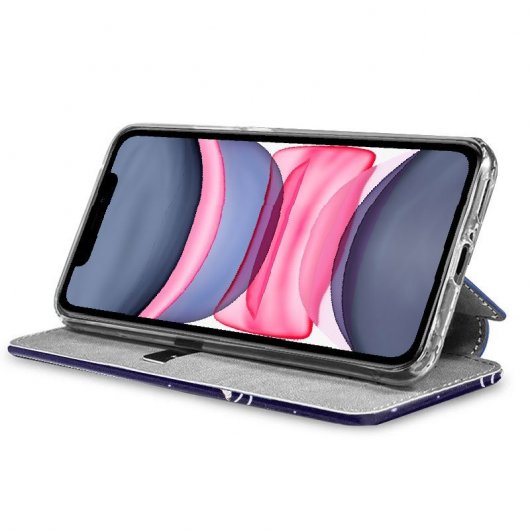 Cool Funda Flip Cover Dibujos Astronauta para iPhone 11