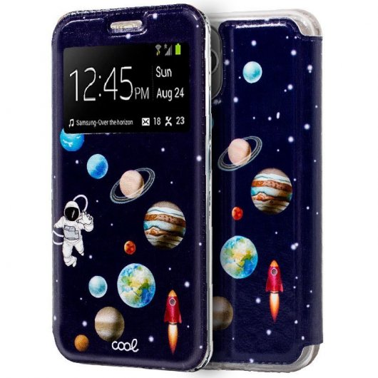 Cool Funda Flip Cover Dibujos Astronauta para iPhone 11 Pro