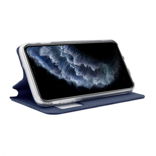 Coque à rabat uni bleu cool pour iPhone 11 Pro