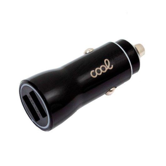 Cooles Autoladegerät 2xUSB 2.4A Schwarz