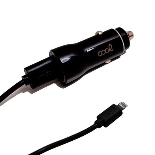 Cooles Autoladegerät 2xUSB 2.4A Schwarz