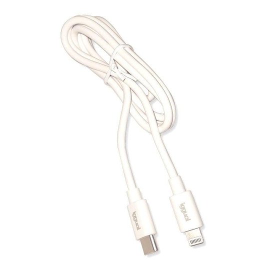 Cabo USB-C iggual Quickcharge 3.0 1m Lightning Branco Alta Velocidade