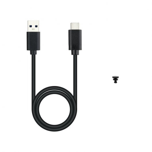 TooQ Shinobi Boîtier SSD Externe M.2 NGFF/NVMe USB-A 3.1 Gen2 RGB Gris