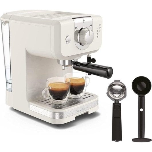 Cafetera Espresso Moulinex XP330A10 1,5L 15 bars avec buse vapeur et chauffe-tasses