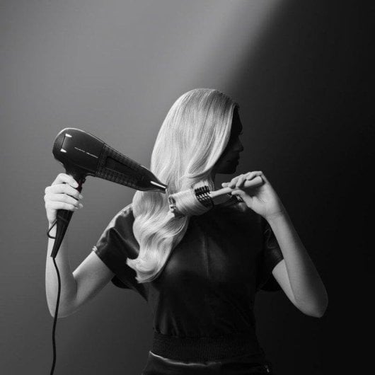 Professioneller Föhn Rowenta Powerline CV591LF0 2300W 3 Temperaturstufen 2 Geschwindigkeiten Ionisch Schwarz