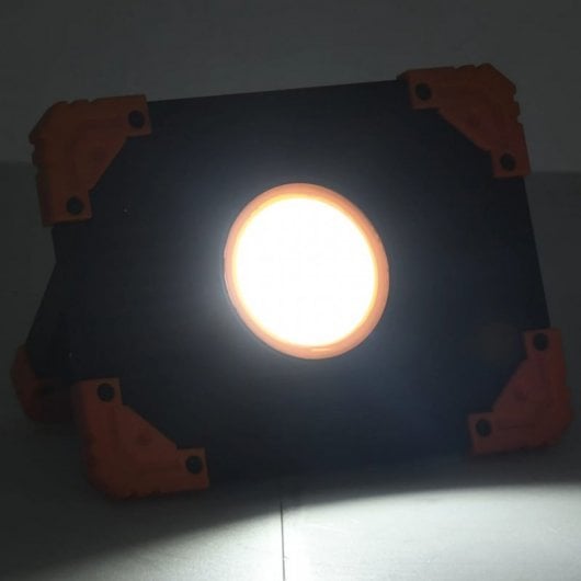 vidaXL Projecteur LED ABS portable 10 W Blanc froid