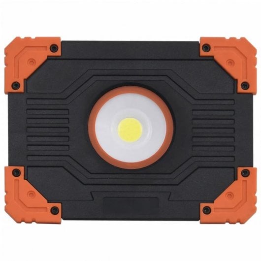 vidaXL Projecteur LED ABS portable 10 W Blanc froid