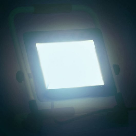 vidaXL Foco LED con asa 100 W blanco frío