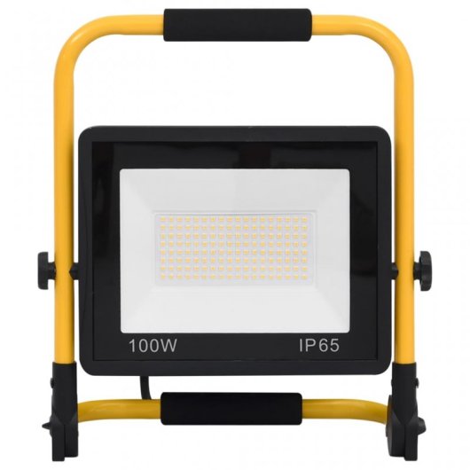 vidaXL Foco LED con asa 100 W blanco frío