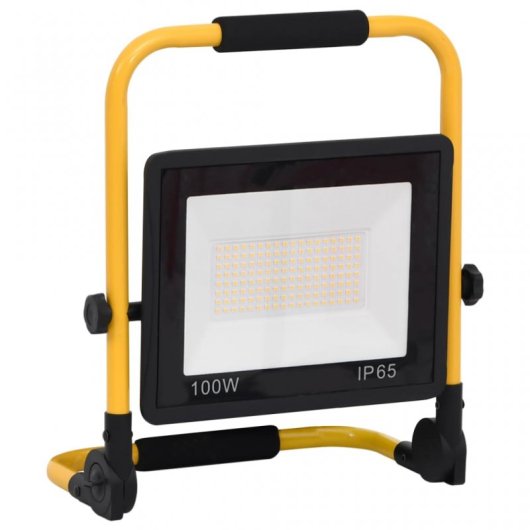 vidaXL Foco LED con asa 100 W blanco frío