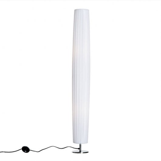 HOMCOM Lámpara de Pie Moderna para Salón y Dormitorio con Base de Acero 120cm