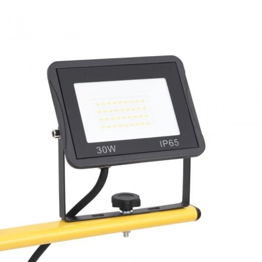 vidaXL Foco LED con trípode 2x30 W blanco frío
