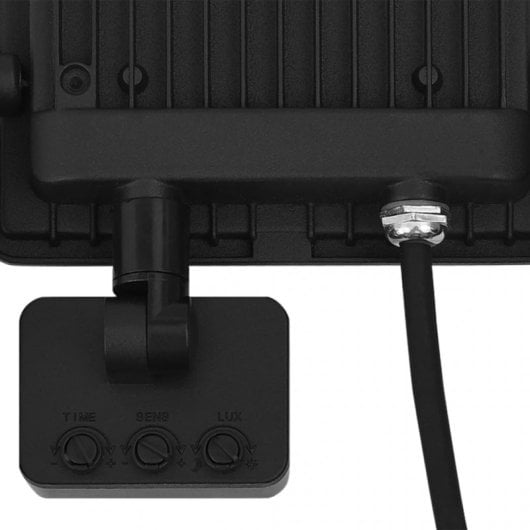 vidaXL Foco LED com sensor 30 W branco quente