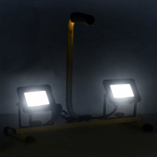 vidaXL Spot LED avec poignée 2x20 W Blanc froid