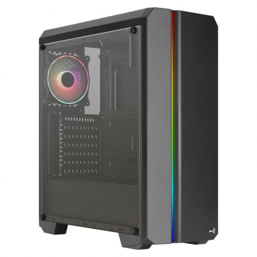 Aerocool Genesis ARGB Cristal Acrílico USB 3.0 Negro