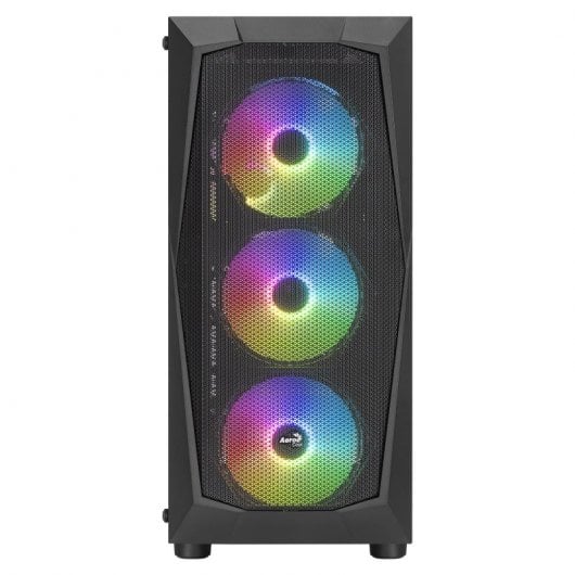 Aerocool Falcon ARGB gehärtetes Glas USB 3.0 Schwarz