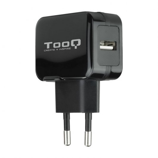 Caricatore USB Tooq TQWC-1S01 5 V 2,4 A Nero