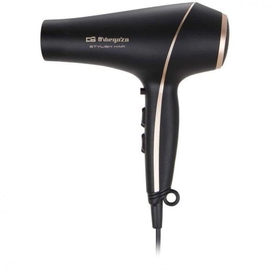Sèche-cheveux avec Diffuseur Orbegozo SE 2065 2000W 3 Températures 2 Vitesses Accessoires Noir