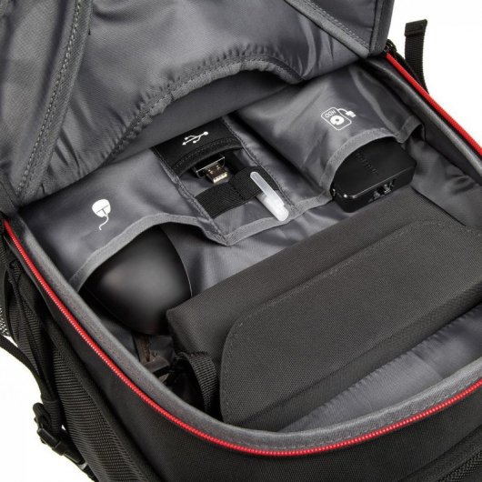 Targus Strike Mochila Negra/Roja para Portátil hasta 17.3"