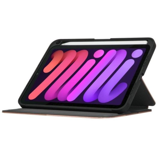 Funda Folio Targus Click-In Or Rose pour iPad Mini 8.3" 6ème Génération