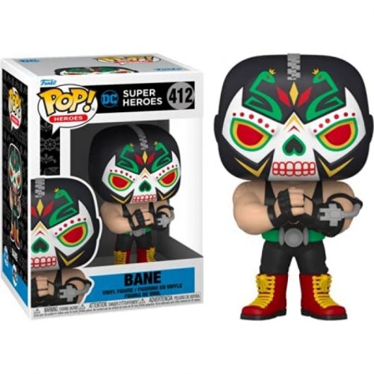 Funko Pop Heroes DC Halloween Calaveras Mexicanas Bane