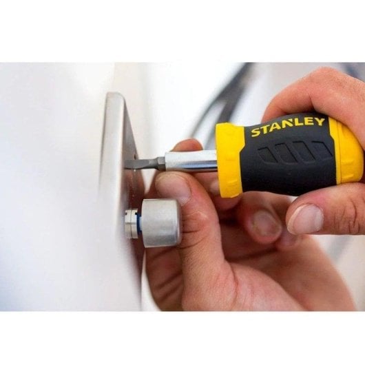 Destornilhador Stanley 0-66-358 Extra Curto Multipontas com Catraio Magnético 6 Bits