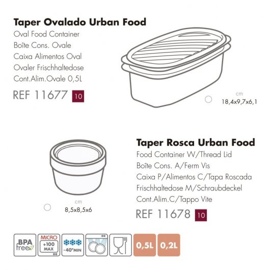 TATAY Urban Food Casual Bolsa Térmica Porta Alimentos 3L con Recipientes Dots Rojo