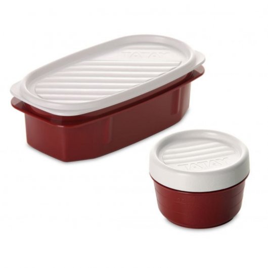 TATAY Urban Food Casual Bolsa Térmica Porta Alimentos 3L con Recipientes Negro