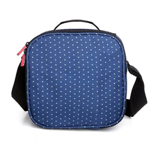 TATAY Urban Food Sac de transport thermique décontracté pour aliments 3 L avec récipients à pois bleu
