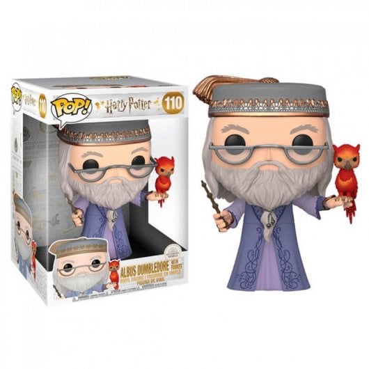 FUNKO Pop Hp: Harry Potter- 10" Dumbledore W/Fawkes