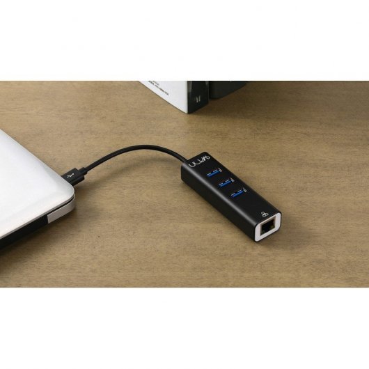 Sveon SCT240 Hub USB 3.0 com Adaptador de Rede