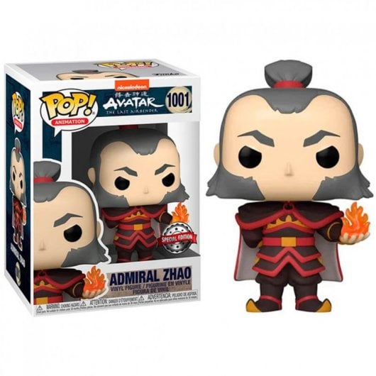 Funko Pop Animazione Avatar L'ultimo dominatore dell'aria Ammiraglio Zhao