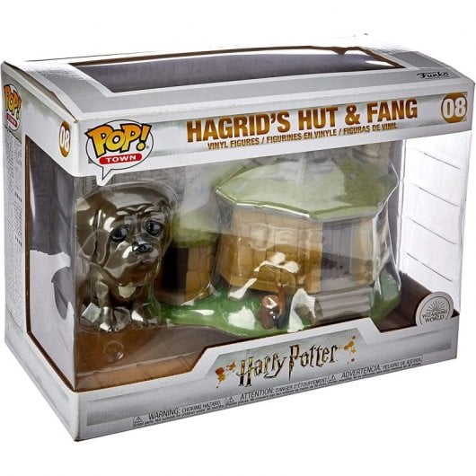 Funko Pop Town Harry Potter Cabaña de Hagrid con Perro Fang
