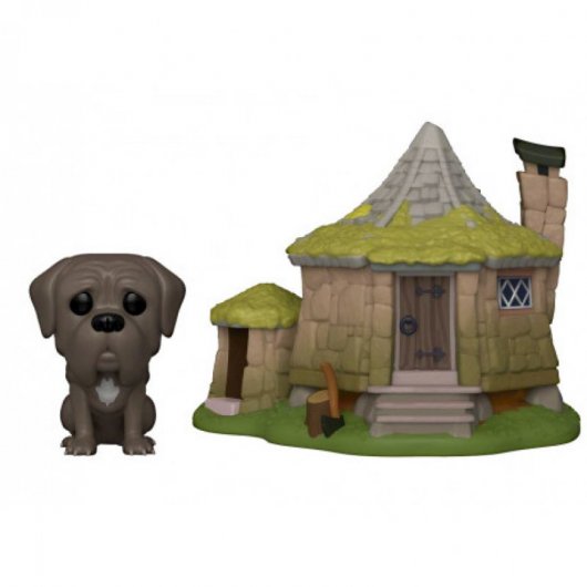 Funko Pop Town Harry Potter Cabaña de Hagrid con Perro Fang