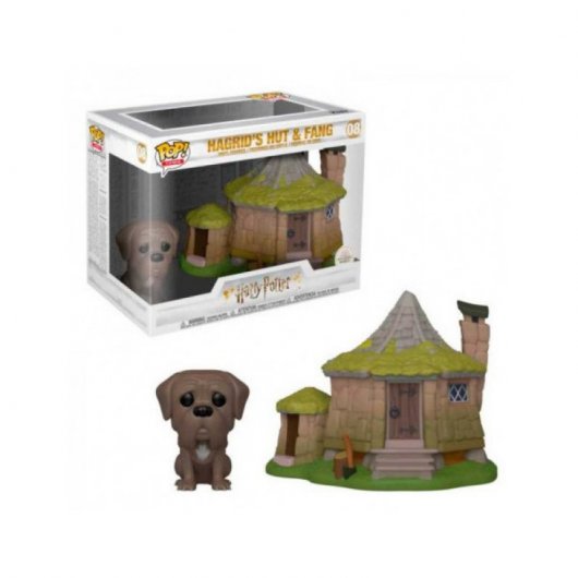Funko Pop Town Harry Potter Cabaña de Hagrid con Perro Fang
