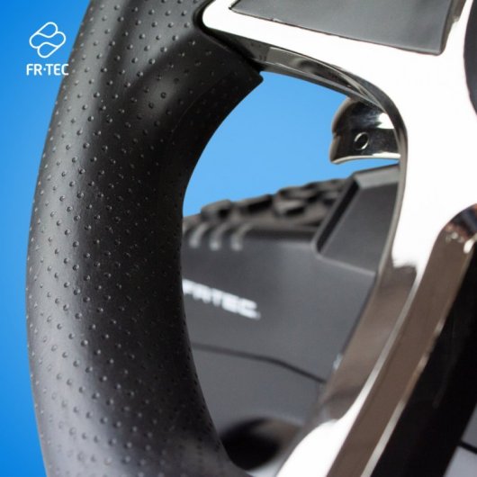 FR-TEC Pack Hurricane Wheel MKII PC/PS4/PS3/Nintendo Switch + GHOST H28 Headset + Grips All Games
