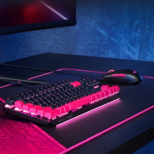 ASUS ROG Strix Impact II Electro Punk Mouse da gioco ambidestro 6200 DPI
