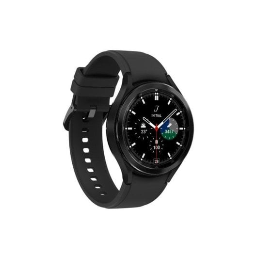 Samsung Galaxy Watch4 Classic Bluetooth GPS NFC 46mm Super AMOLED Noir Étanche IP68 SpO2 ECG