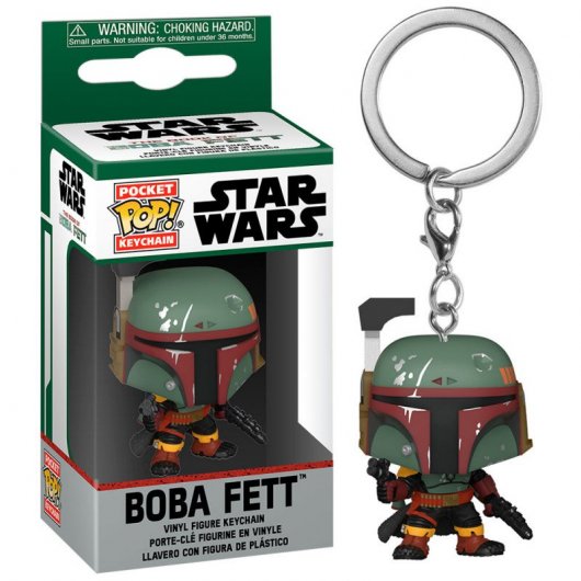 Funko Pop Star Wars The Book Of Boba Fett Keychain