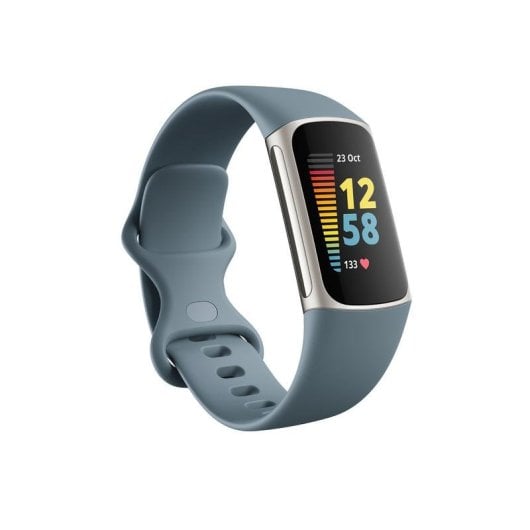 Pulsera de actividad Fitbit Charge 5 Bluetooth GPS AMOLED Azul Acero 7 días ECG EDA SpO2