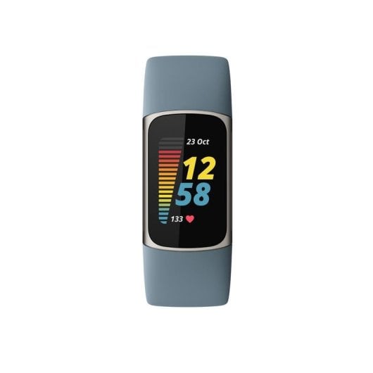 Pulsera de actividad Fitbit Charge 5 Bluetooth GPS AMOLED Azul Acero 7 días ECG EDA SpO2
