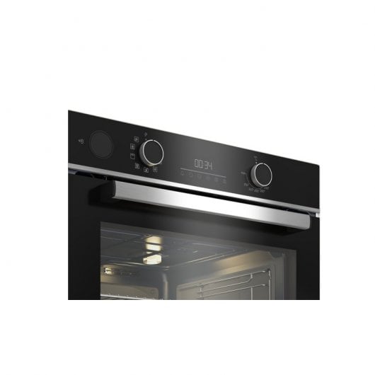 Beko BBIS13300XMSE Multifunktionsofen 72L A+, schwarzes Glas